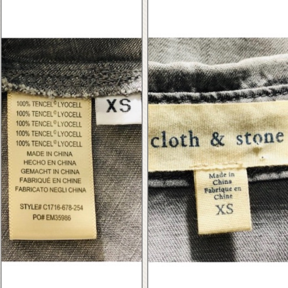 Anthropologie Cloth & Stone Top-c2 - Picture 8 of 8
